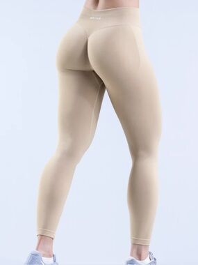 DFYNE Impact Leggings Beige SMALL NWT